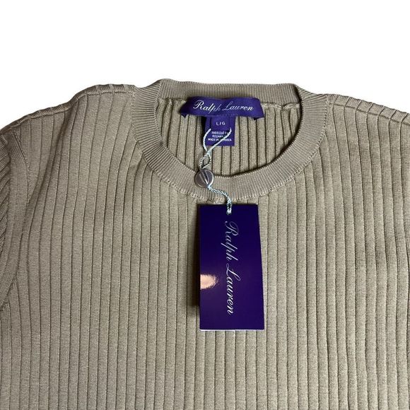 Ralph Lauren Collection Rib-Knit Wool & Silk Day Bodycon Dress - Picture 6 of 10